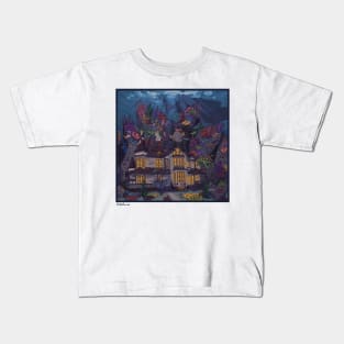 A Wizard's Underwater Abode Kids T-Shirt